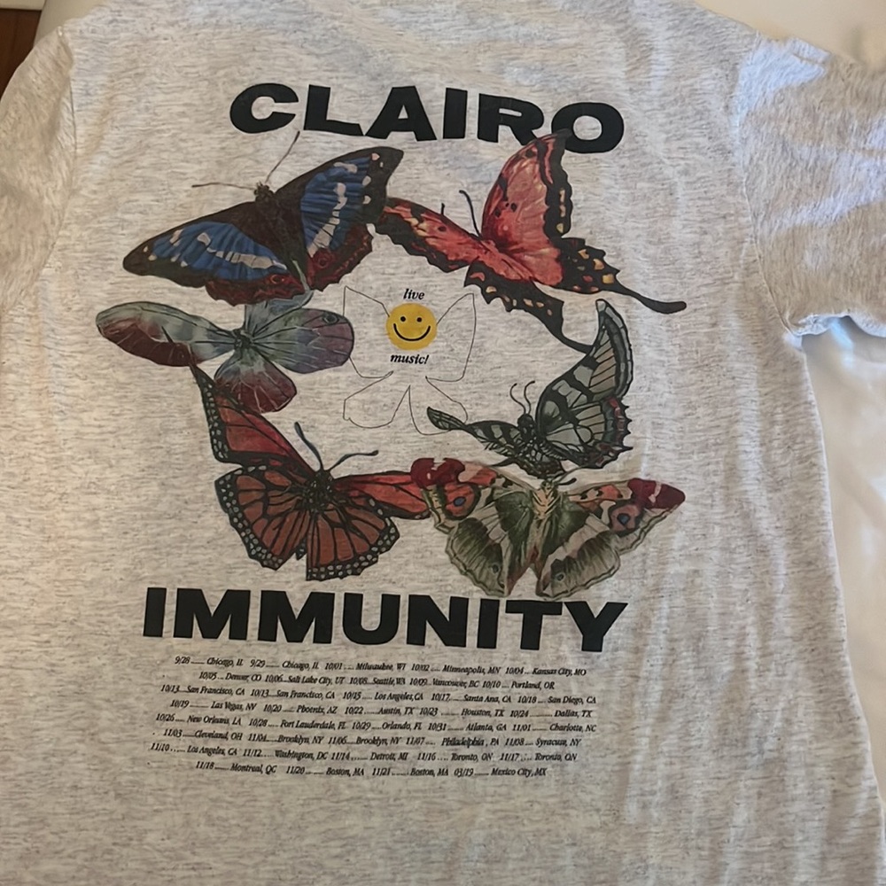 CLAIRO immunity tour T-shirt